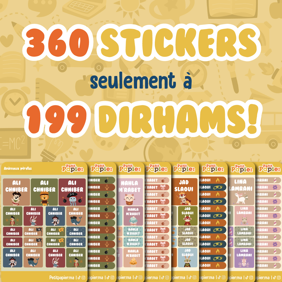 360 Stickers - 4 séries à composer