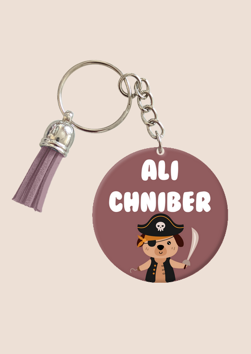 Bag Tags personnalisés - 2 pièces - Animaux pirates