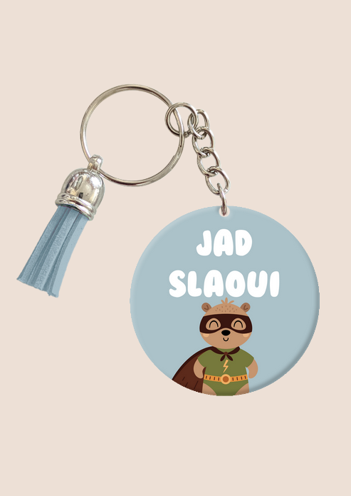 Bag Tags personnalisés - 2 pièces - Animaux super-héros
