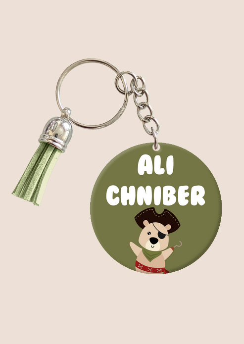 Bag Tags personnalisés - 2 pièces - Animaux pirates
