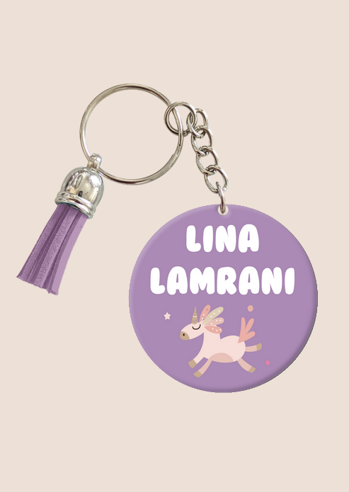 Bag Tags personnalisés - 2 pièces - Licornes