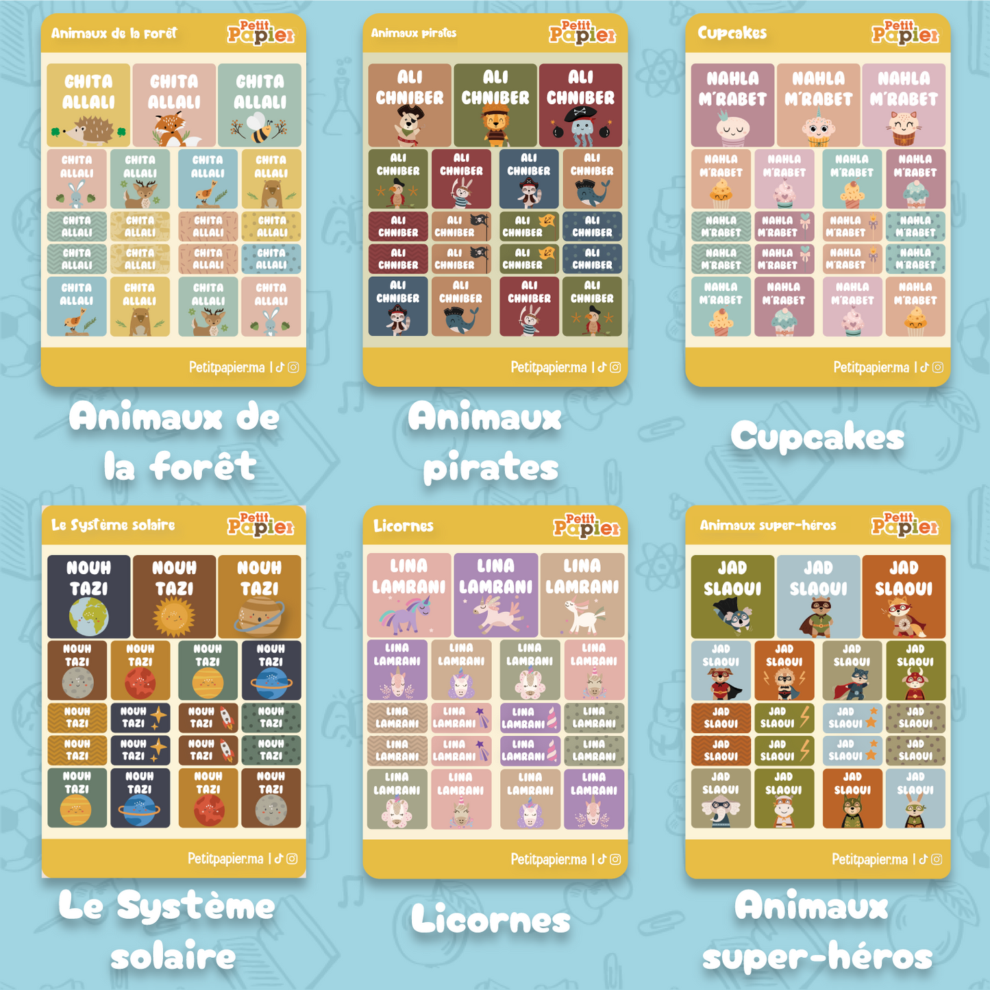 Pack découverte - 135 Stickers