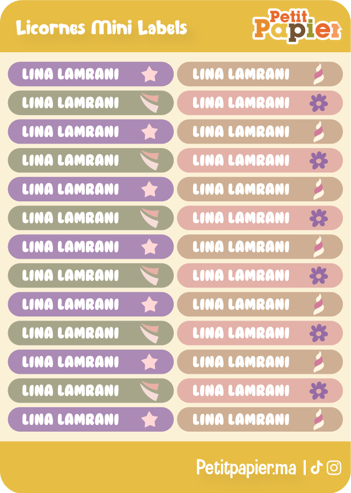 Licornes - 90 Stickers