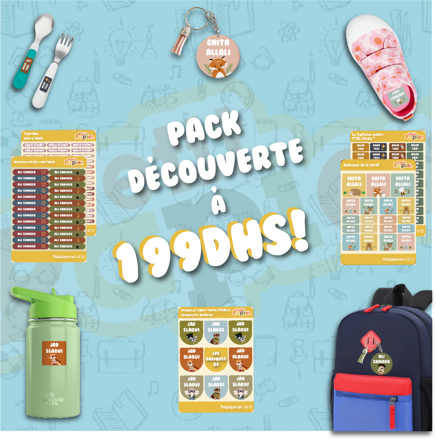 Pack découverte - 135 Stickers